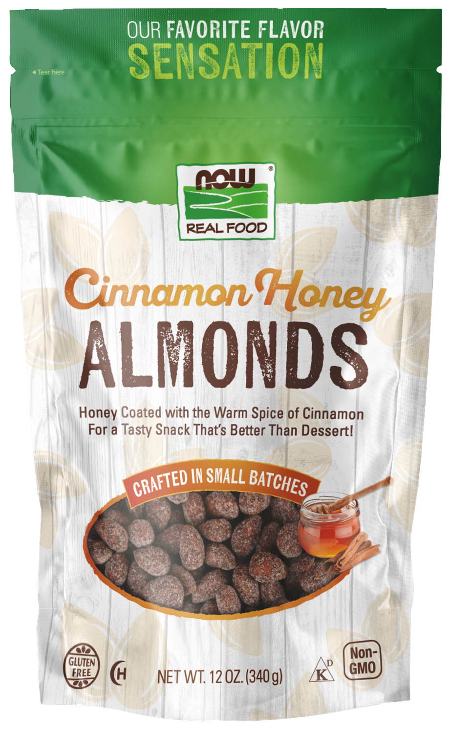 NOW Cinnamon Honey Almonds