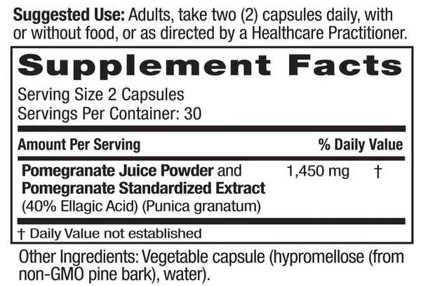 Emerald Pomegranate 60 Vegetable Capsules
