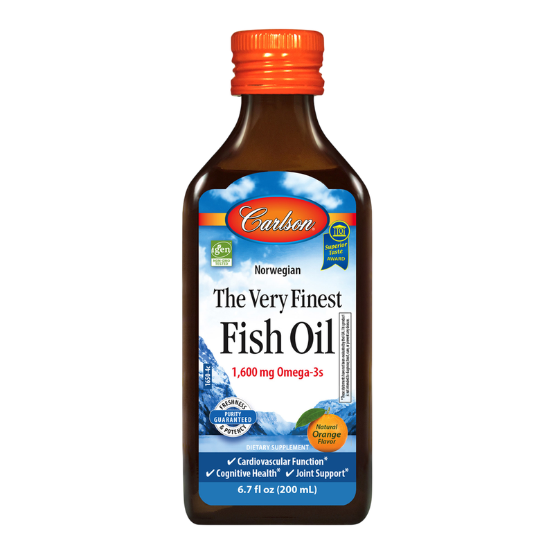 CARLSON Orange Flav. Fish Oil 6.7 Fl. Oz.