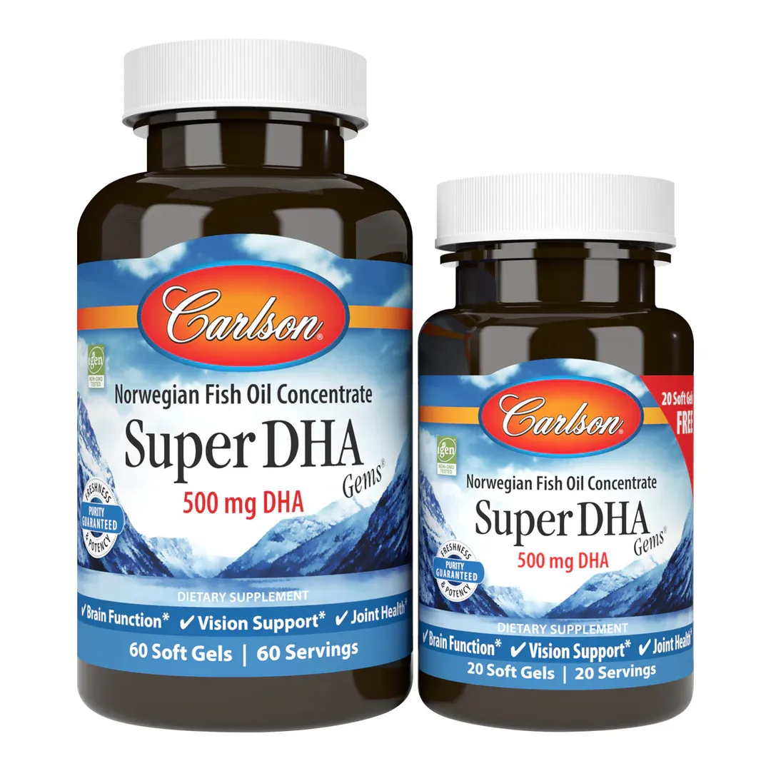 Carlson Super DHA 60 + 20 Soft Gels