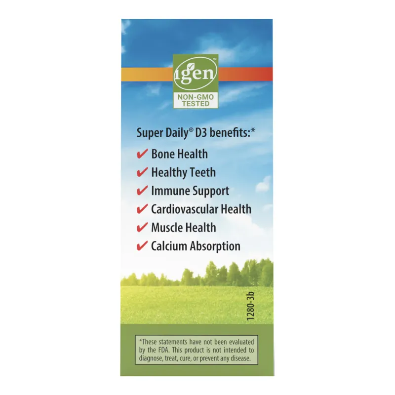 CARLSON Liquid Super Daily D 2000 I.U. (50 mcg.) 0.35 Fl. Oz.