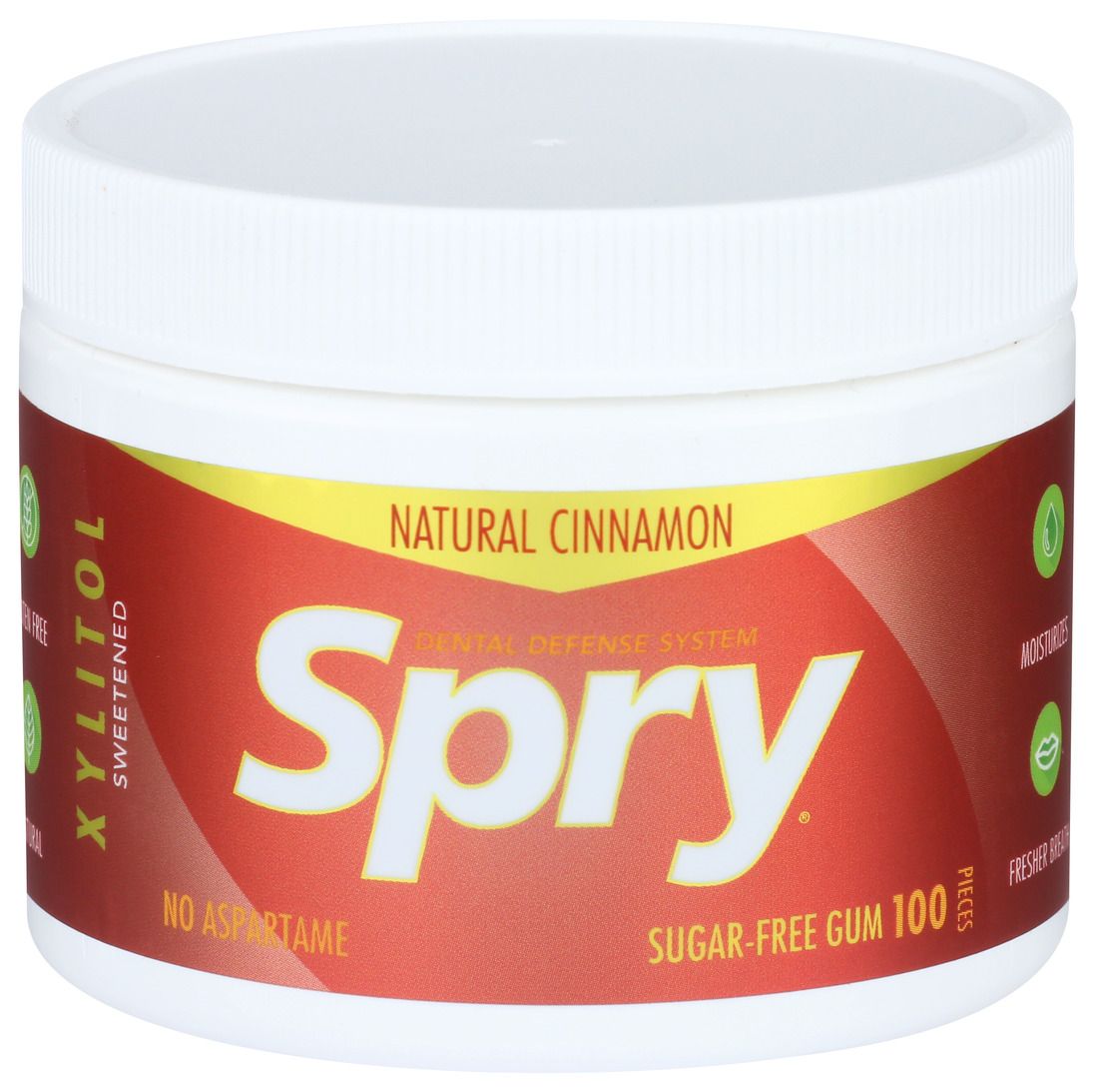 SPRY Cinnamon Gum 100 Pieces