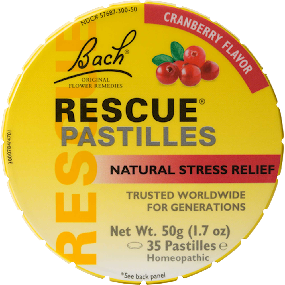Bach Rescue Cranberry Pastilles 35 Count
