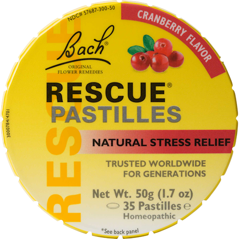 Bach Rescue Cranberry Pastilles 35 Count