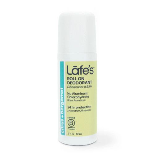 Lafes Active Citrus and Bergamot Roll On 2.5 oz