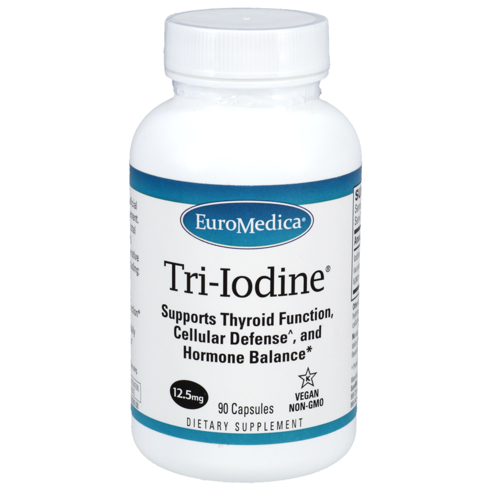 EuroMedica Tri-iodine 12.5mg 90caps