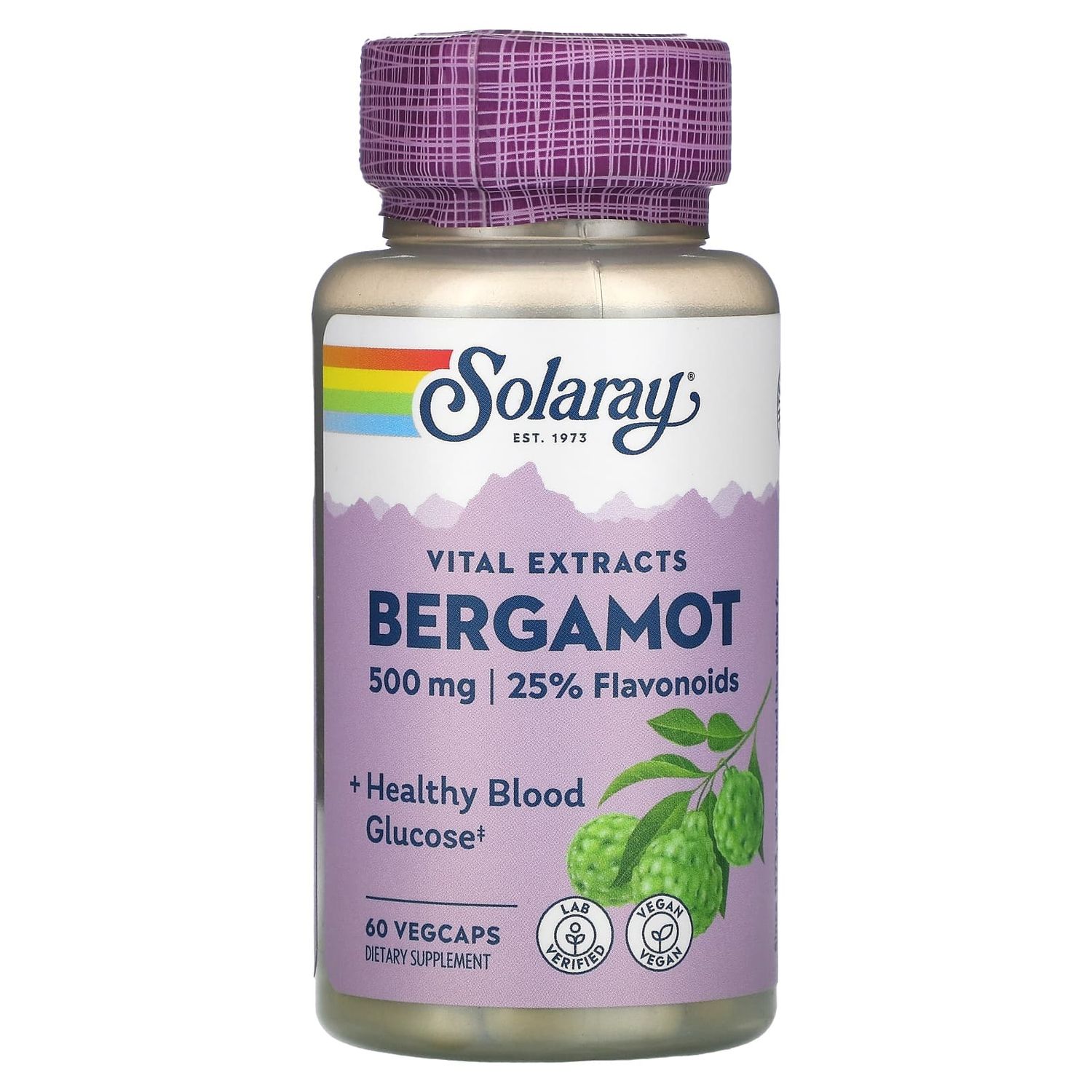 Solaray Bergamot 500mg 60vc