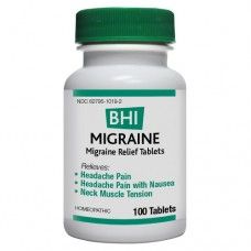 MediNatura BHI Migrane Homeopathic 100tb