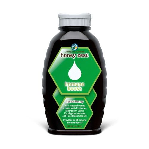 Amazing Herbs Honey Zest Immune Boost 16oz