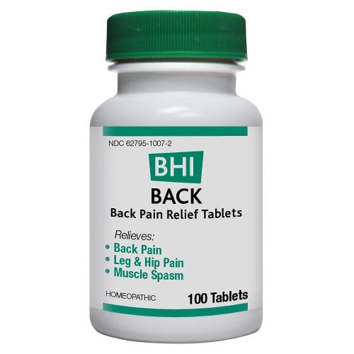 MediNatura BHI Back Homeopathic 100tb