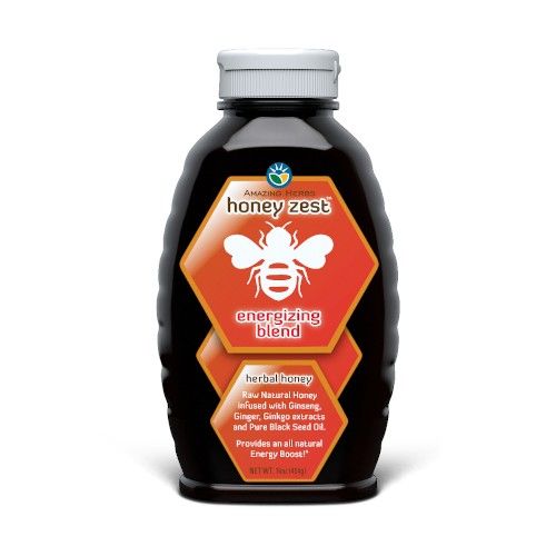 Amazing Herbs Honey Zest Energizing Blend 16oz