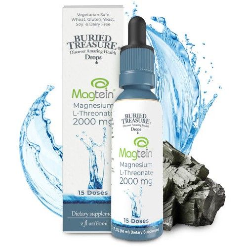 Buried Treasure L-Theronate 2000mg 15 Day Supply 2 fl oz