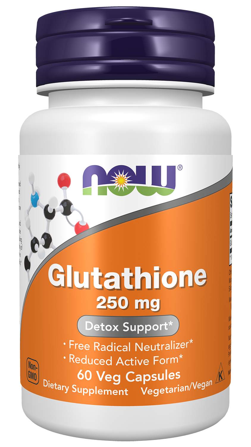 NOW Glutathione 250mg 60 veg caps