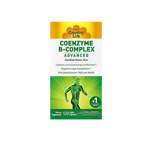 Country Life Coenzyme B- Complex Advanced 120 vegan caps