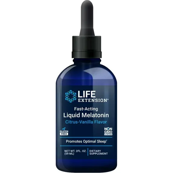 Life ExtensionFast-Acting Liquid Melatonin (Citrus-Vanilla) 2oz