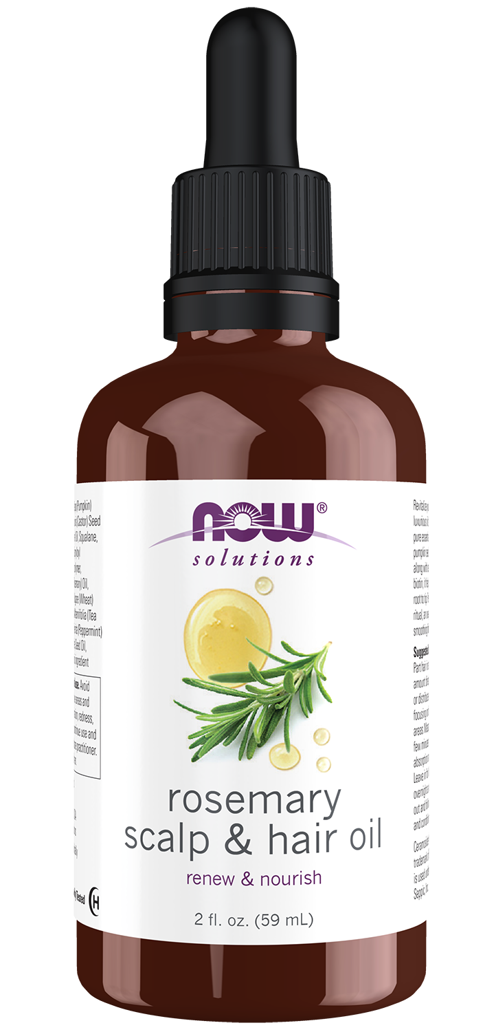 NOW Rosemary Scalp &amp; Hair Oil 2fl. oz