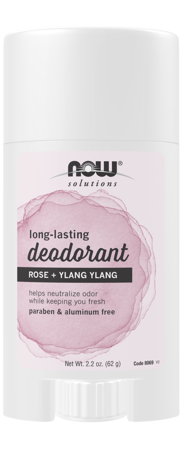 NOW Long Lasting Deodorant Rose + Ylang Ylang 2.2oz