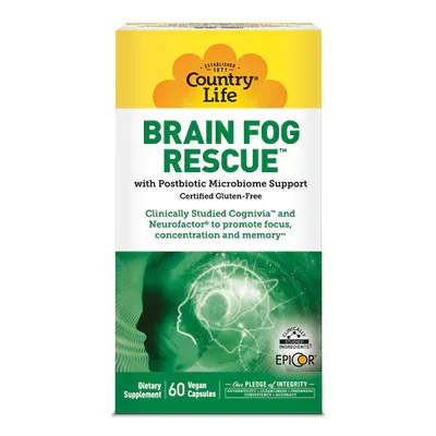 Country Life Brain Fog Rescue 60vc