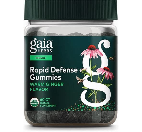 Gaia Rapid Defense Gummies 60ct