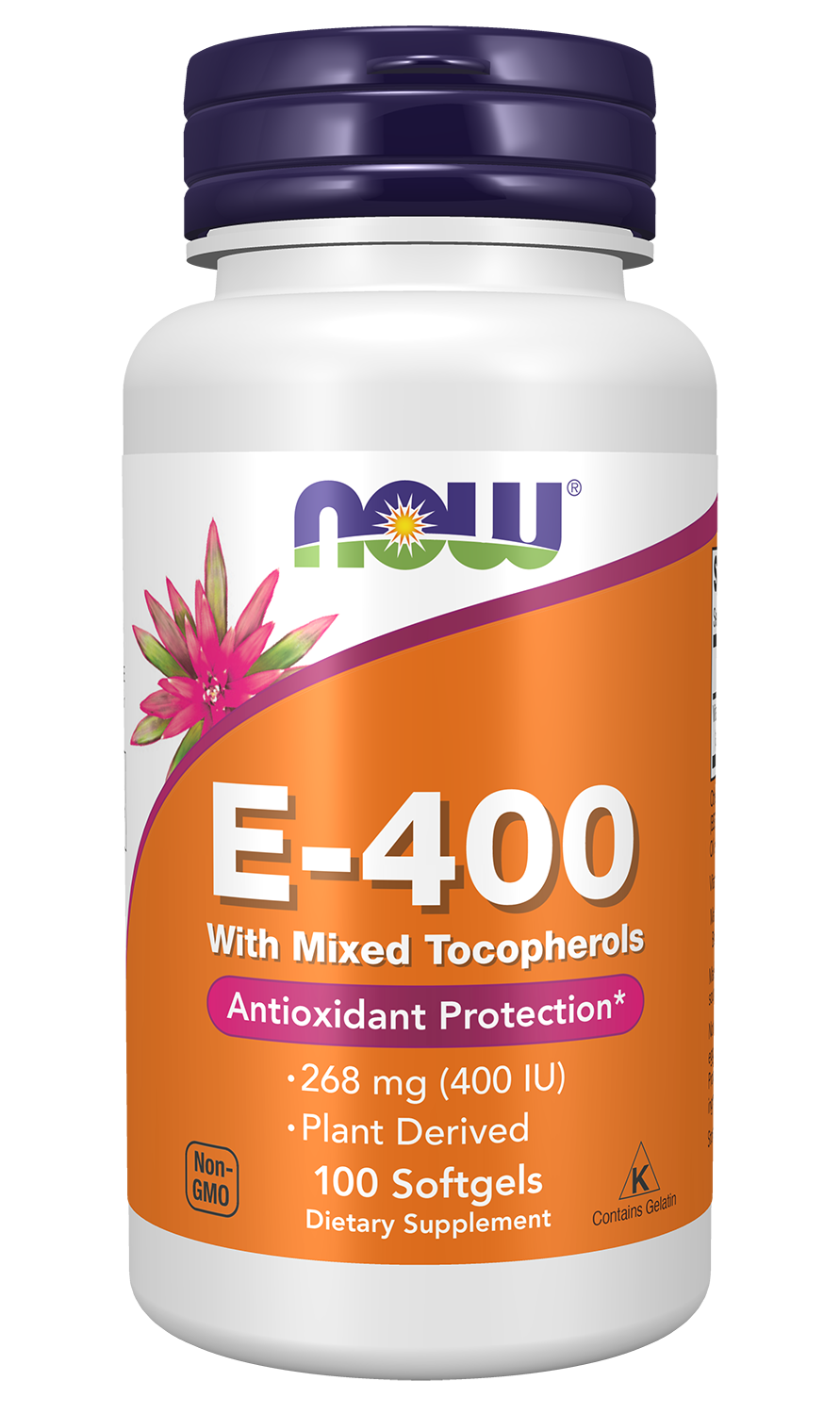 NOW Foods E-400 With Mixed Tocopherols 100sg