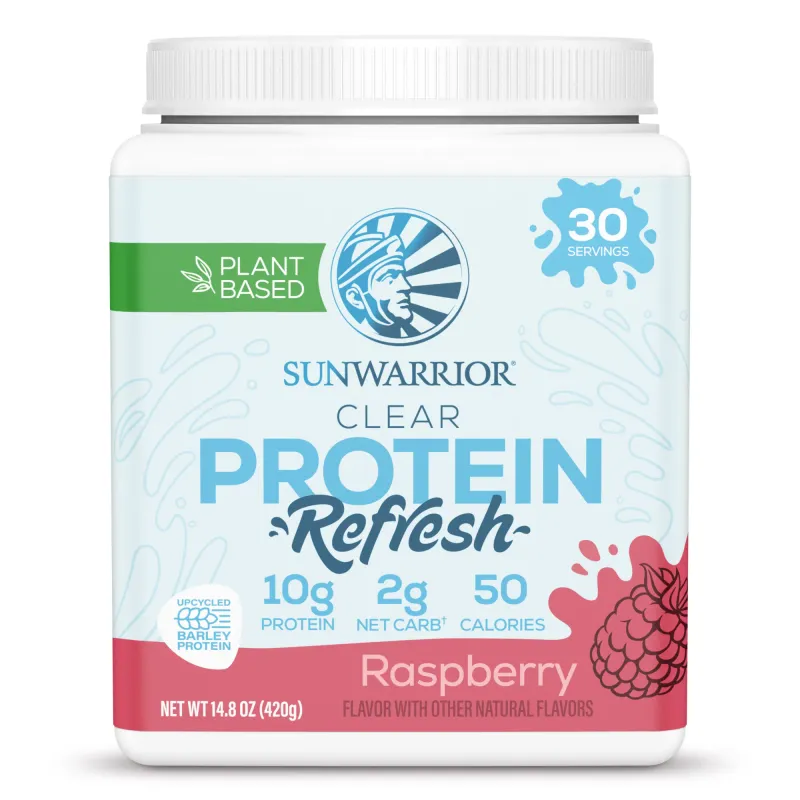 Sunwarrior Clear Protein Refresher Raspberry 14.8oz
