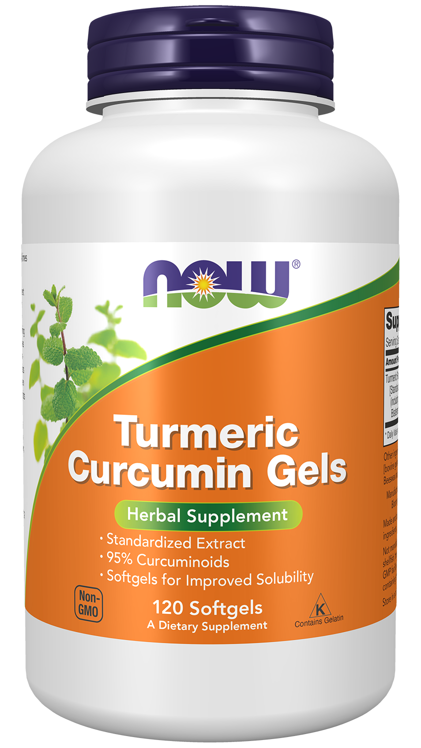 NOW Tumeric Curcumin Gels 120sg