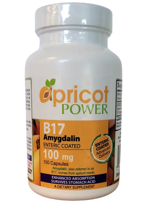 Apricot Power B17 Amygdalin 100mg - 100 capsules
