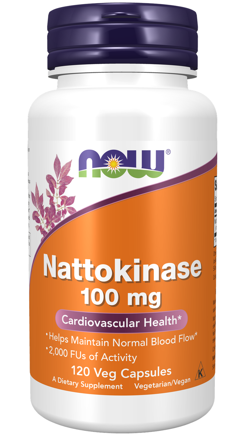 NOW Nattokinase 100 mg - 120 Veg Capsules