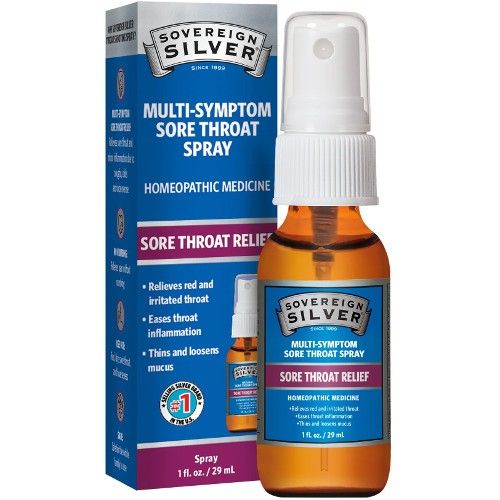 Sovereign Silver Sore Throat Relief 29ml