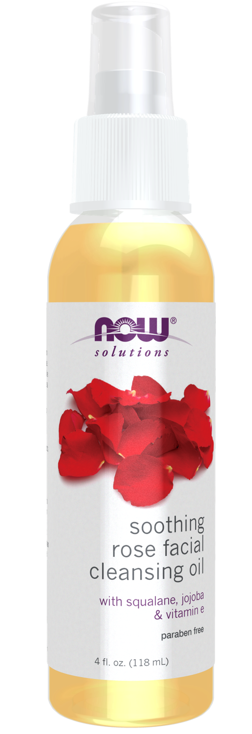 NOW soothing Rose Facial Cleansing Oil 4oz