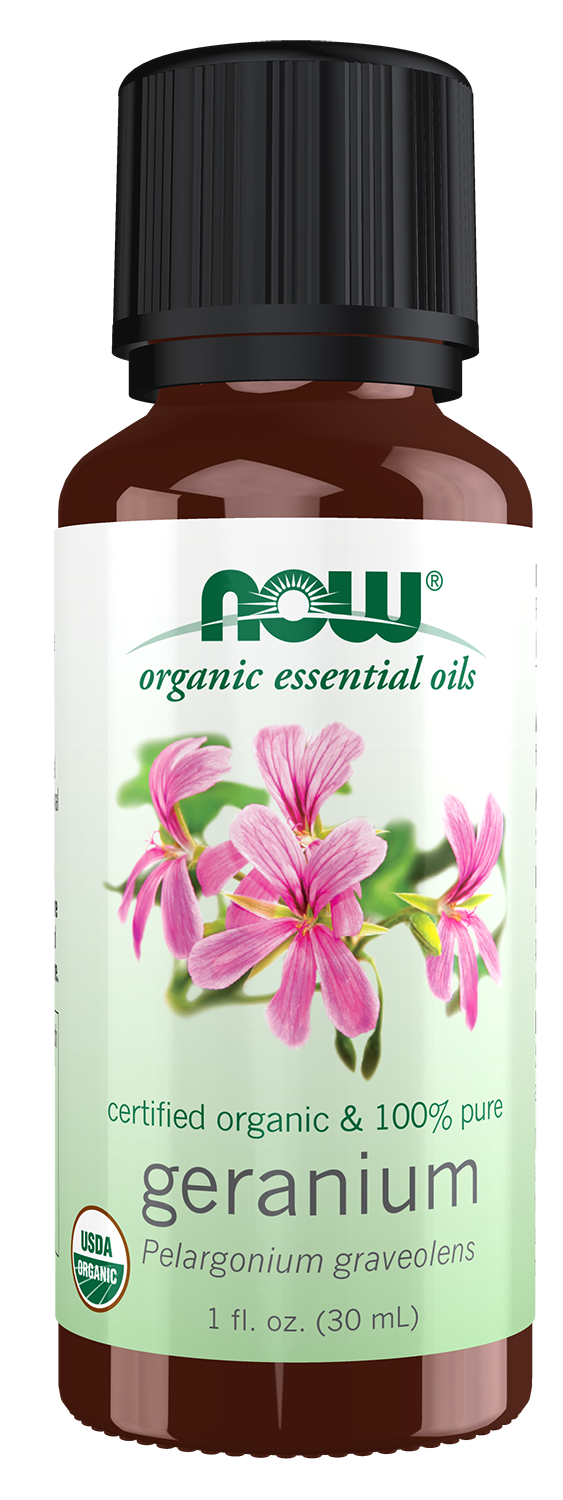 NOW geranium Organic Essential Oil 1oz