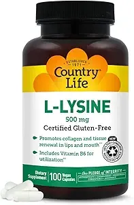 Country Life L-lysine 500mg 100vc