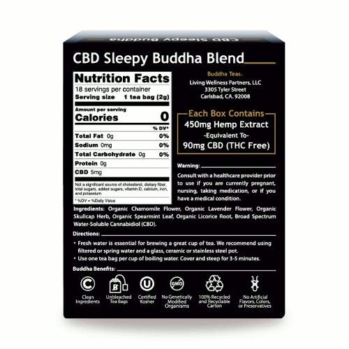 Buddha CBD Sleepy Buddha 20 Tea Bags