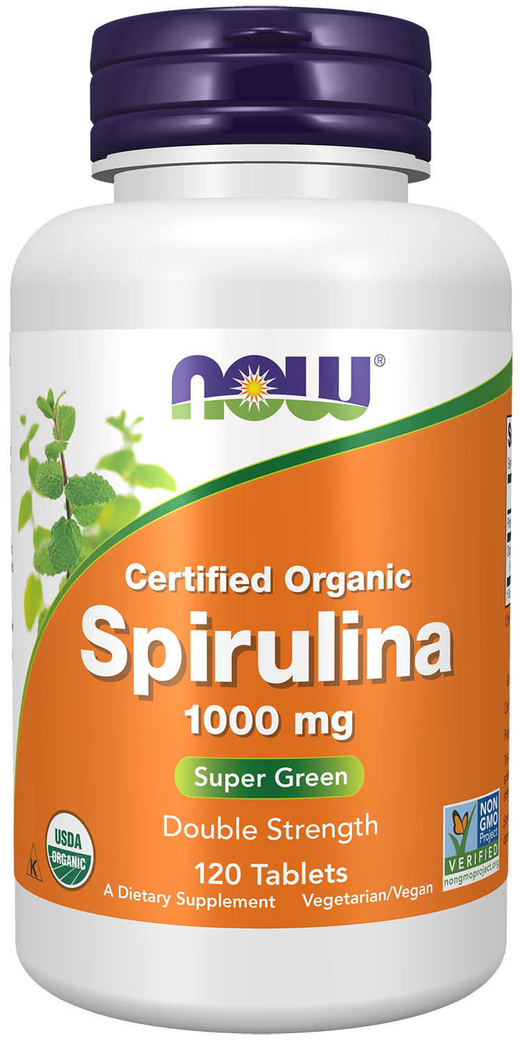 NOW Spirulina 1000mg 120t