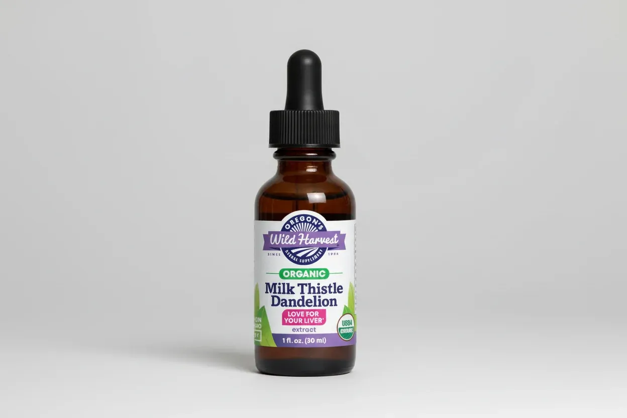 Oregon Wild Harvest Milk Thistle Dandelion 1oz