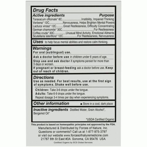 Forces Of Nature Focus More 10ml