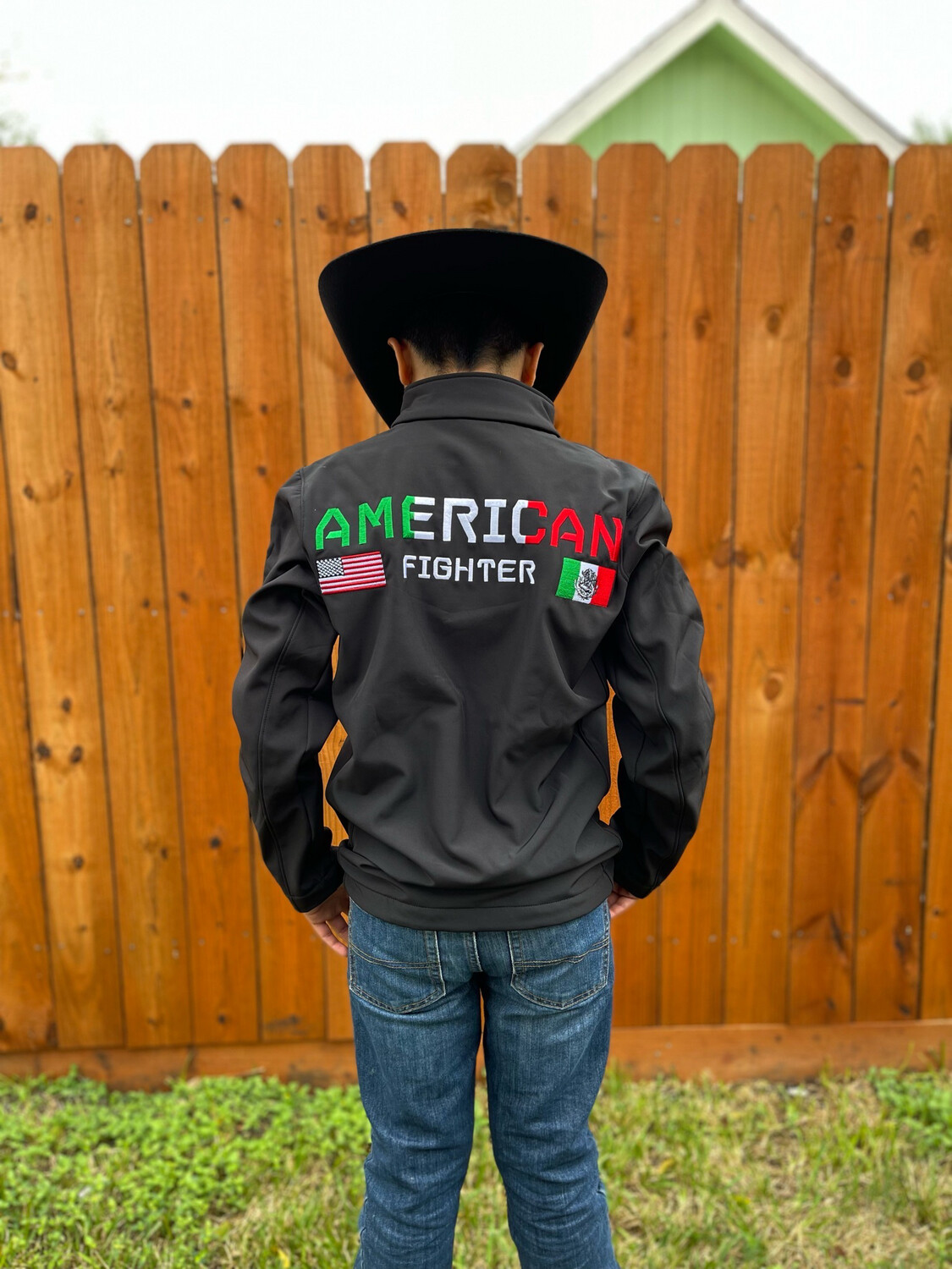 American Fighter Men's Mexico USA Softshell Jacket
