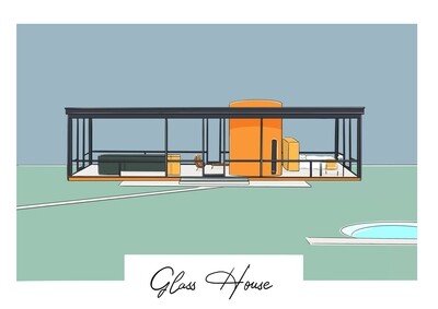 The Glass House - New Canaan