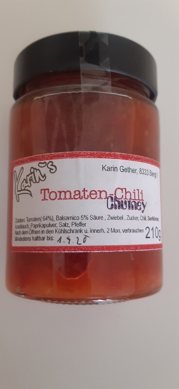 Tomaten Chily Chuttney 210g
