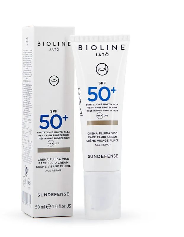 SPF50+ Muy Alta Protección - Crema facial fluida reparadora de la edad