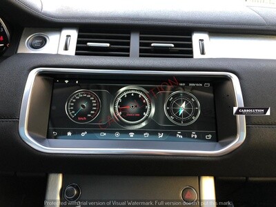 CARTABLET 10,25&quot; Landrover Evoque Android 11 Octacore navi  maps playstore 