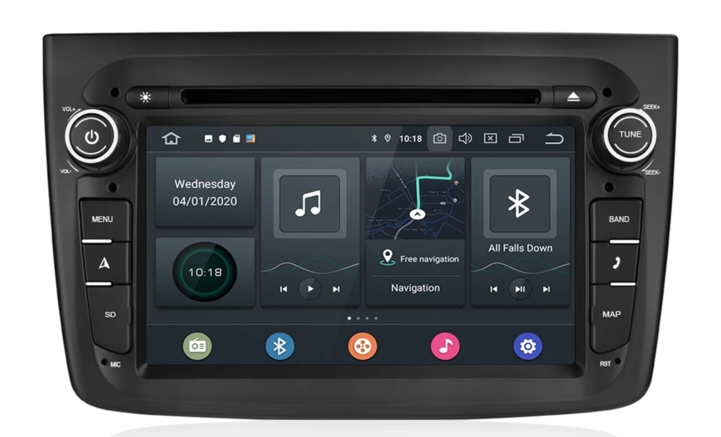 CARTABLET Navigatore Gps Alfa Romeo MITO  Android 10 4GB+64GB Wi-Fi  DSP