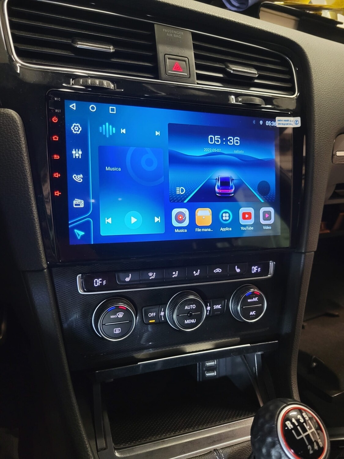 CARTABLET VW GOLF 7 ANDROID 12 - 10 QLED DISPLAY - OCTACORE 4GB RAM 64GB ROM - CARPLAY INTEGRATO - DSP INTEGRATO - FULLSCREEN