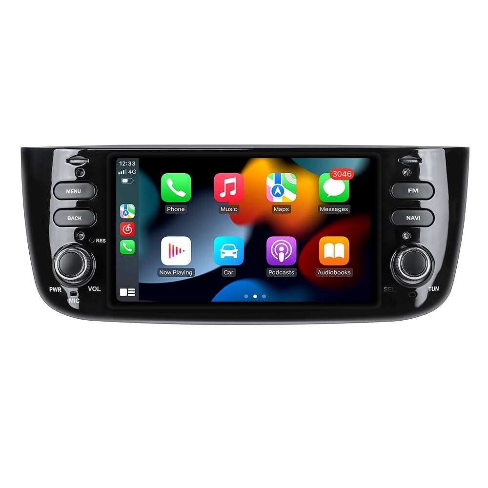 CARTABLET CUSTOMFIT FIAT PUNTO EVO 4GB DI RAM 64GB DI ROM DSP CARPLAY INTEGRATO