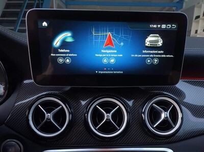 CARTABLET MERCEDES A B C GLA CLA GLC ANDROID 13  10.25 POLLICI FULLHD,AUDIO DSP , CARPLAY 8GB RAM 128GB ROM