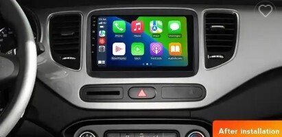 CARTABLET ANDROID 12 KIA CARENS 9 POLLICI CUSTOMFIT CARPLAY ANDROIDAUTO WIFI 4G LTE