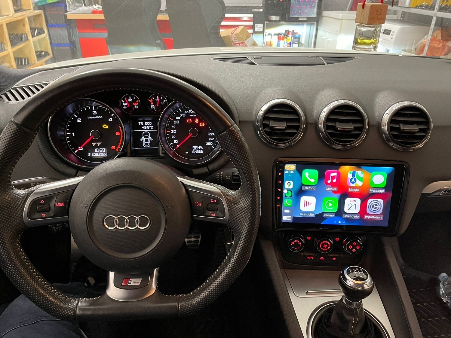 CARTABLET AUDI TT - CARPLAY INTEGRATO - DSP INTEGRATO - FULLSCREEN