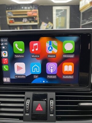 APPLE CARPLAY WIRELESS AUDI A6 A7 - ANDROIDAUTO LETTORE VIDEO USB