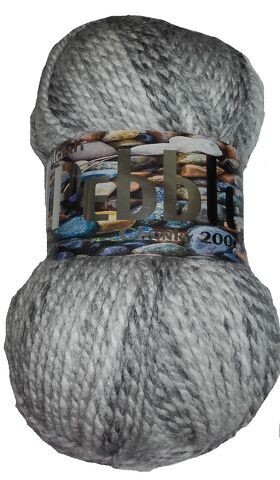 Woolcraft Pebble Chunky Grey Shade 7035