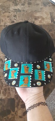 Scooby-Doo adult baseball hat. Handmade